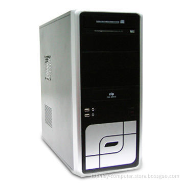 ATX Computer Case, Made of 0.5mm SECC/SGCC Material and Four CD-ROM Drive Bays on Front Panel